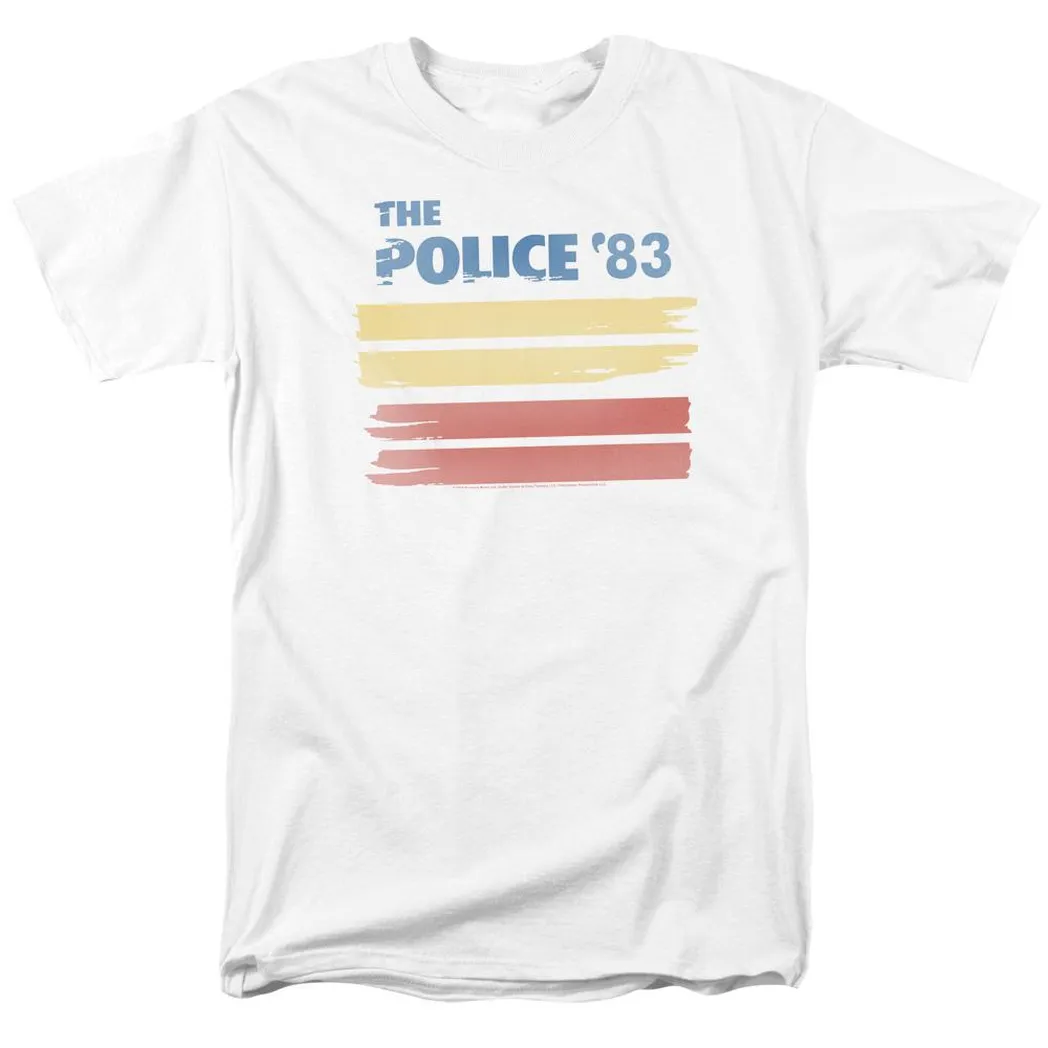 The Police 83 Mens T Shirt White