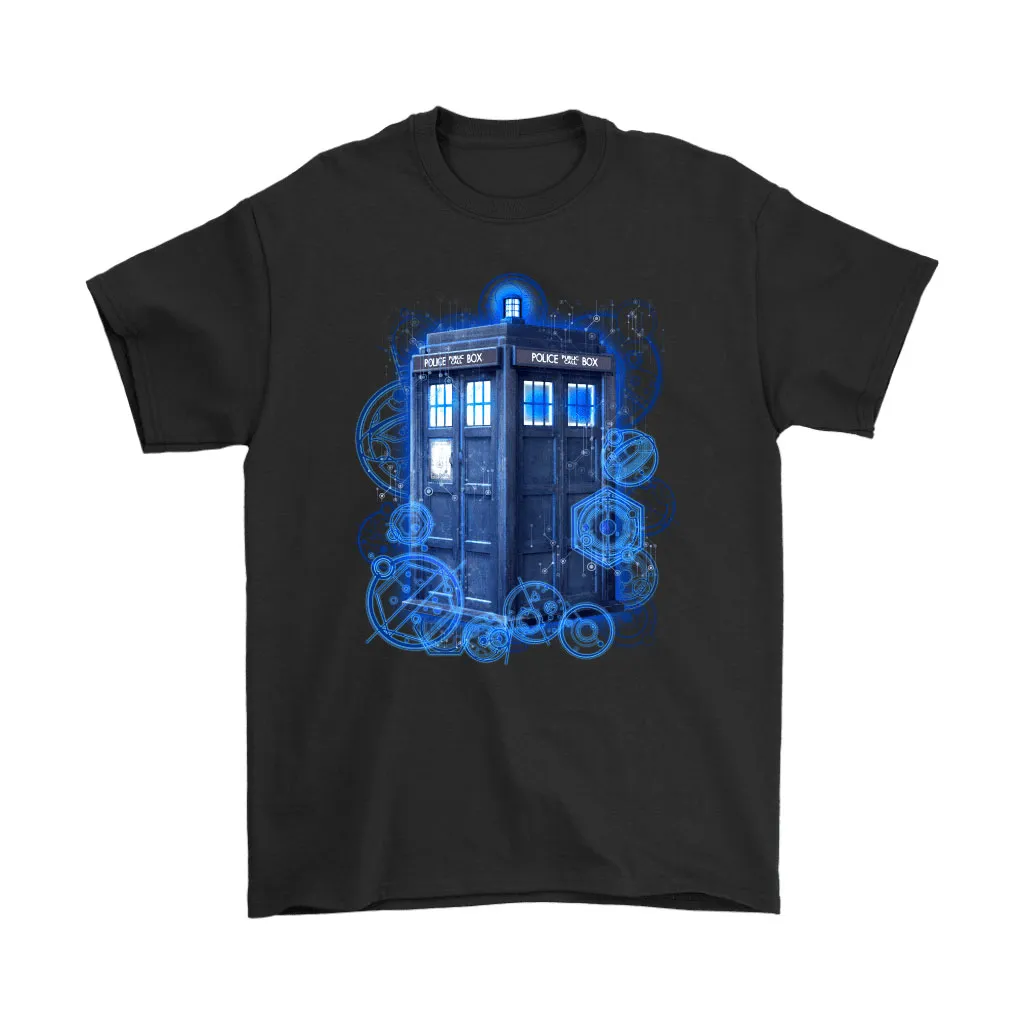 The Police Box Tardis Travel Through Space And Time Doctor Who Unisex T-Shirt, Hoodie, Sweatshirt