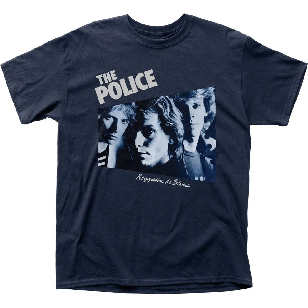 The Police Reggatta de Blanc Mens T Shirt Navy