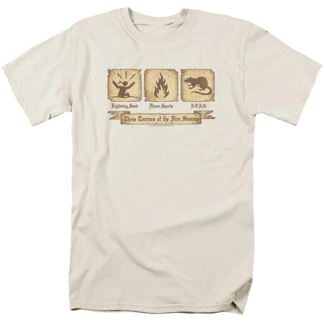 The Princess Bride Three Terrors Mens T Shirt Cream