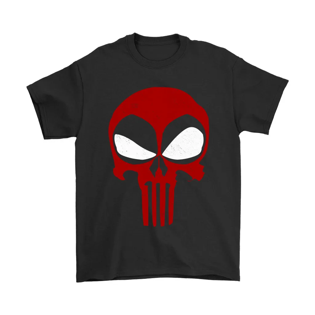 The Punisher And Deadpool Logo Mashup Unisex T-Shirt, Hoodie, Sweatshirt