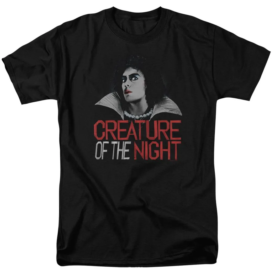 The Rocky Horror Picture Show Creature Of The Night Mens T Shirt Black