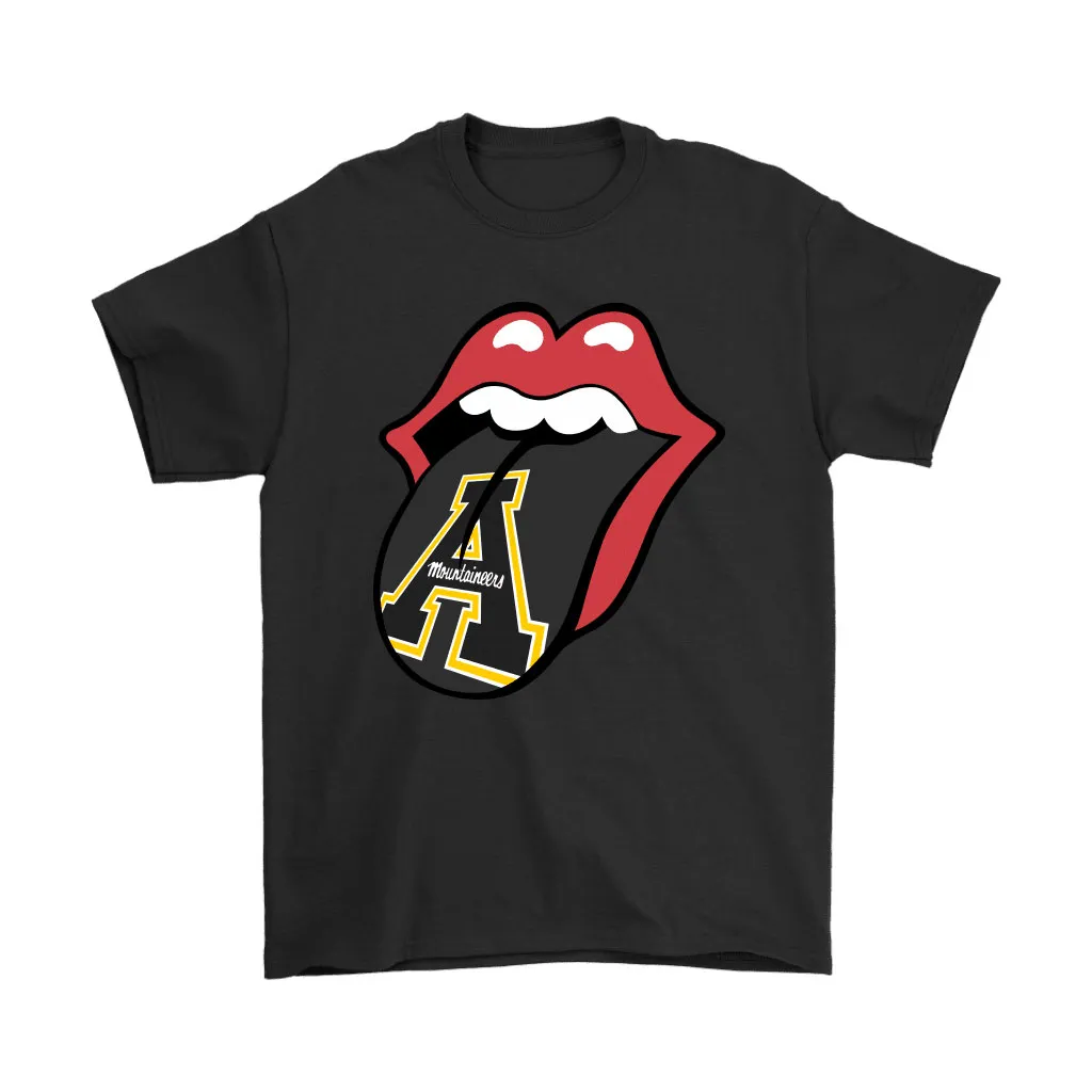 The Rolling Stones Logo X Appalachian State Mountaineers Mashup Ncaa Unisex T-Shirt, Hoodie, Sweatshirt