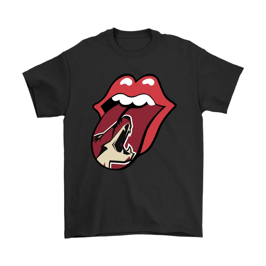 The Rolling Stones Logo X Arizona Coyotes Mashup Nhl Unisex T-Shirt, Hoodie, Sweatshirt