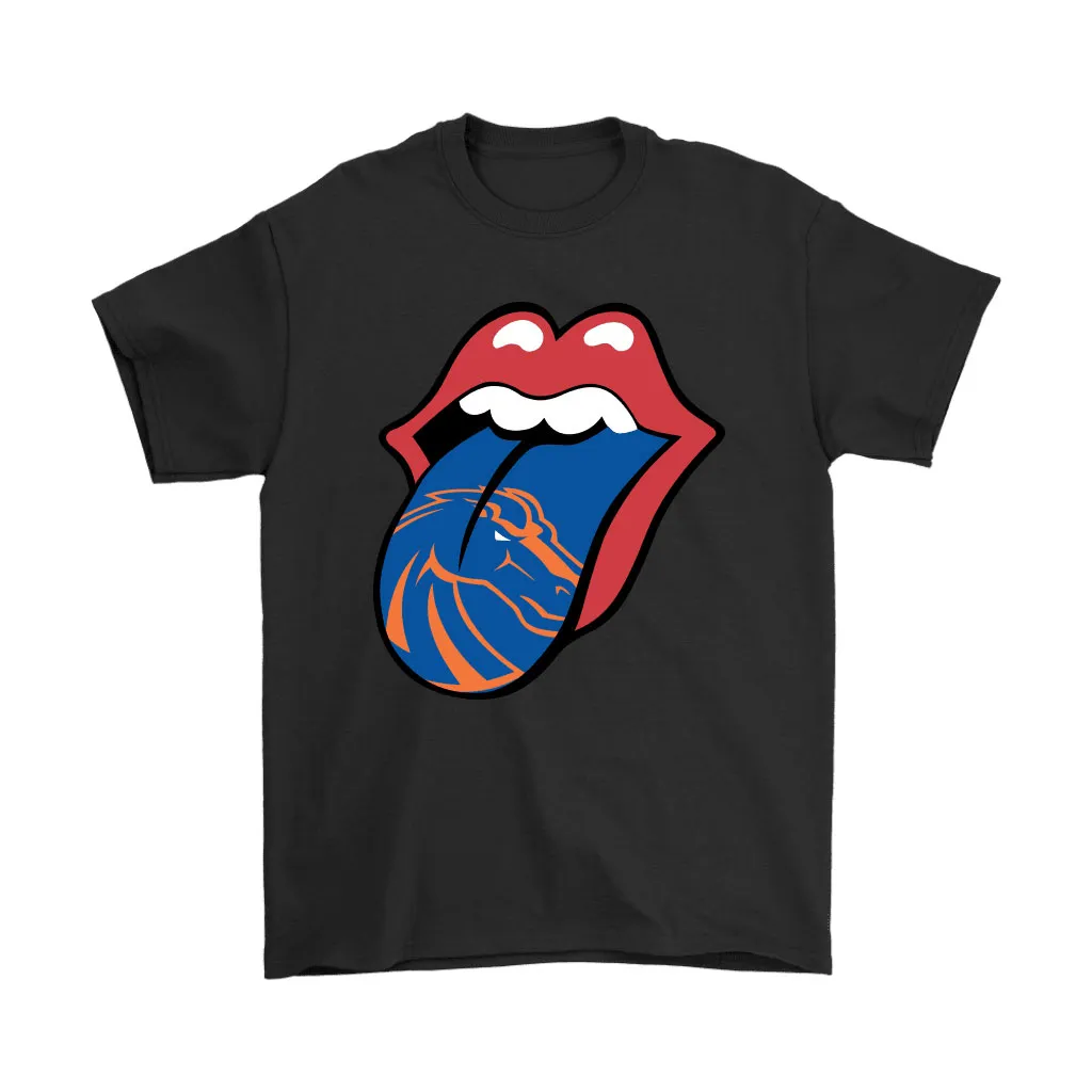 The Rolling Stones Logo X Boise State Broncos Mashup Ncaa Unisex T-Shirt, Hoodie, Sweatshirt