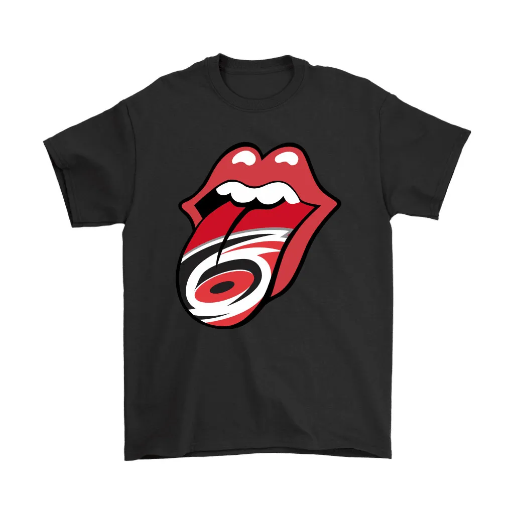 The Rolling Stones Logo X Carolina Hurricanes Mashup Nhl Unisex T-Shirt, Hoodie, Sweatshirt