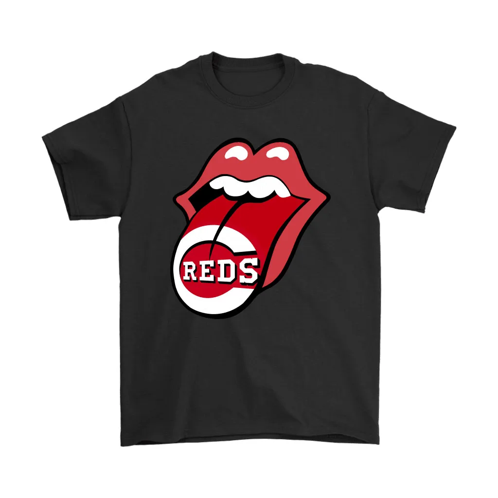 The Rolling Stones Logo X Cincinnati Reds Mashup Mlb Unisex T-Shirt, Hoodie, Sweatshirt