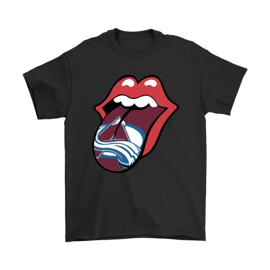 The Rolling Stones Logo X Colorado Avalanche Mashup Nhl Unisex T-Shirt, Hoodie, Sweatshirt