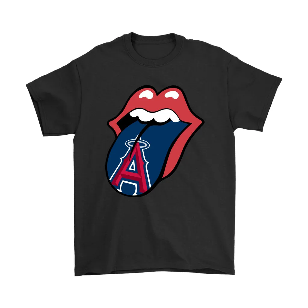 The Rolling Stones Logo X Los Angeles Angels Mashup Mlb Unisex T-Shirt, Hoodie, Sweatshirt