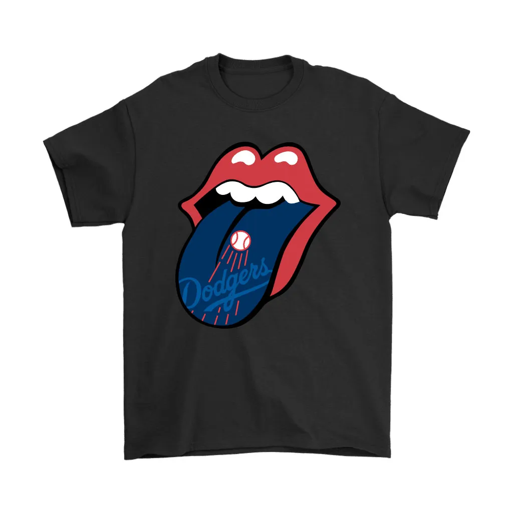 The Rolling Stones Logo X Los Angeles Dodgers Mashup Mlb Unisex T-Shirt, Hoodie, Sweatshirt