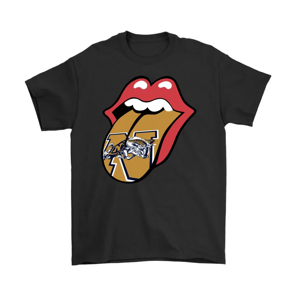 The Rolling Stones Logo X Navy Midshipmen Mashup Ncaa Unisex T-Shirt, Hoodie, Sweatshirt