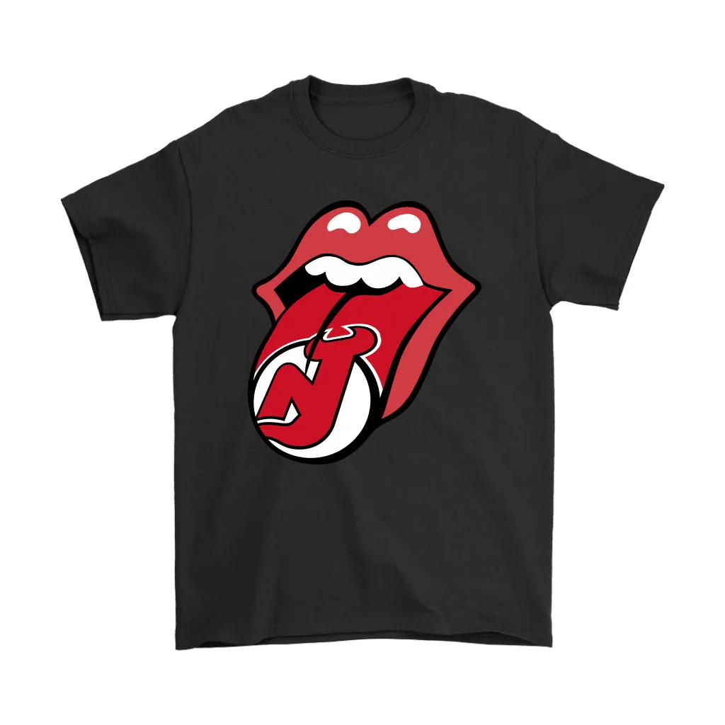 The Rolling Stones Logo X New Jersey Devils Mashup Nhl Unisex T-Shirt, Hoodie, Sweatshirt