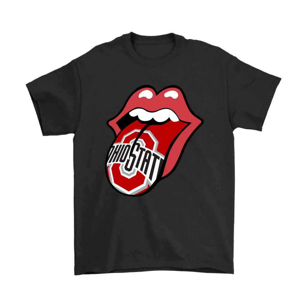 The Rolling Stones Logo X Ohio State Buckeyes Mashup Ncaa Unisex T-Shirt, Hoodie, Sweatshirt