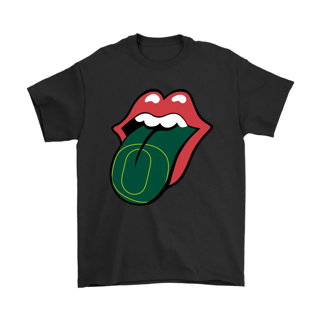 The Rolling Stones Logo X Oregon Ducks Mashup Ncaa Unisex T-Shirt, Hoodie, Sweatshirt