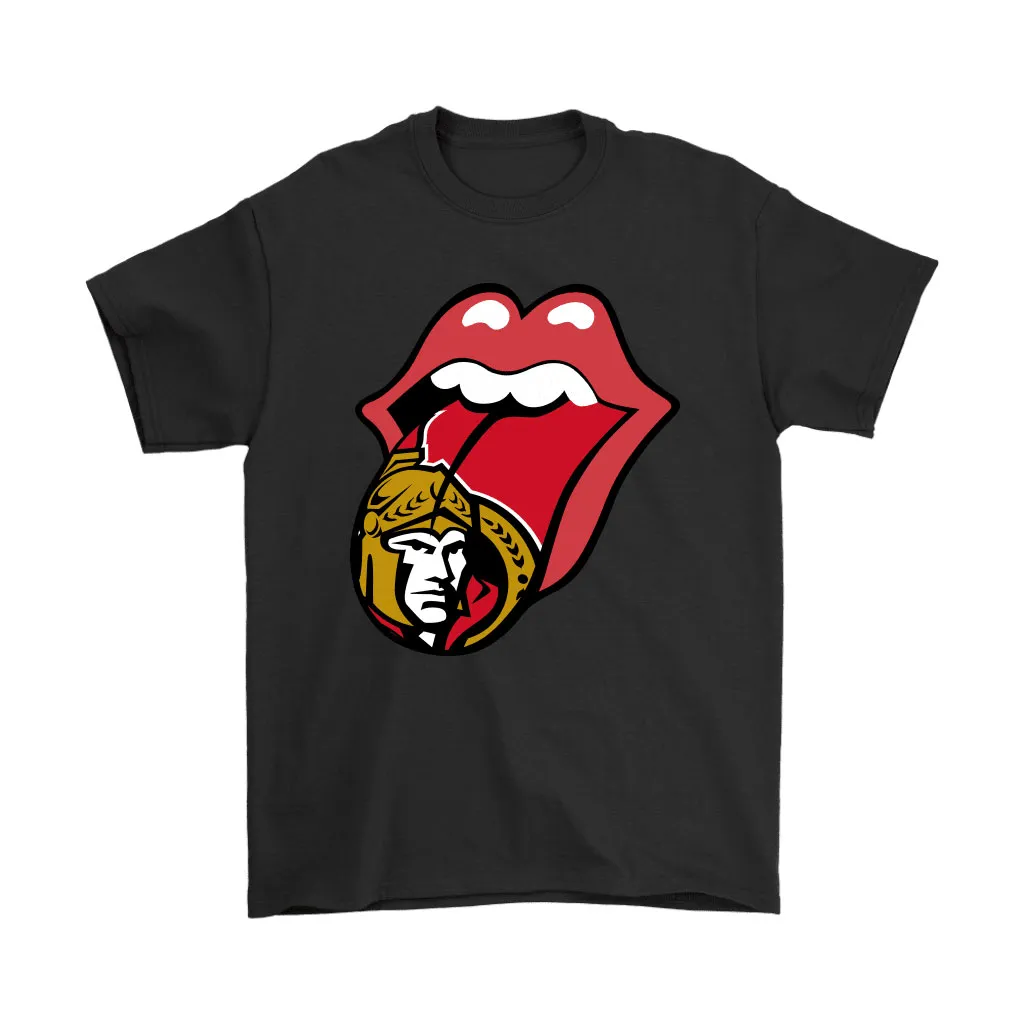 The Rolling Stones Logo X Ottawa Senators Mashup Nhl Unisex T-Shirt, Hoodie, Sweatshirt