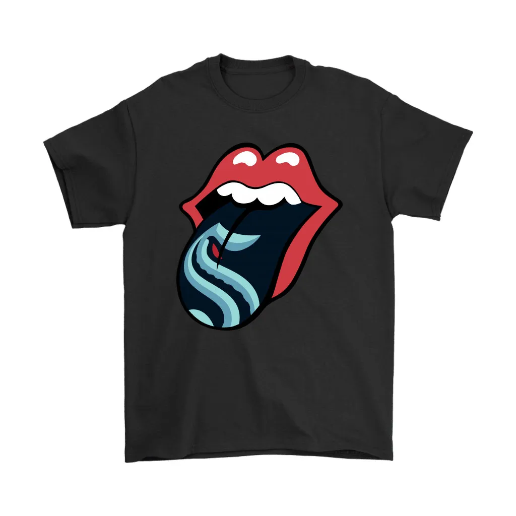 The Rolling Stones Logo X Seattle Kraken Mashup Nhl Unisex T-Shirt, Hoodie, Sweatshirt