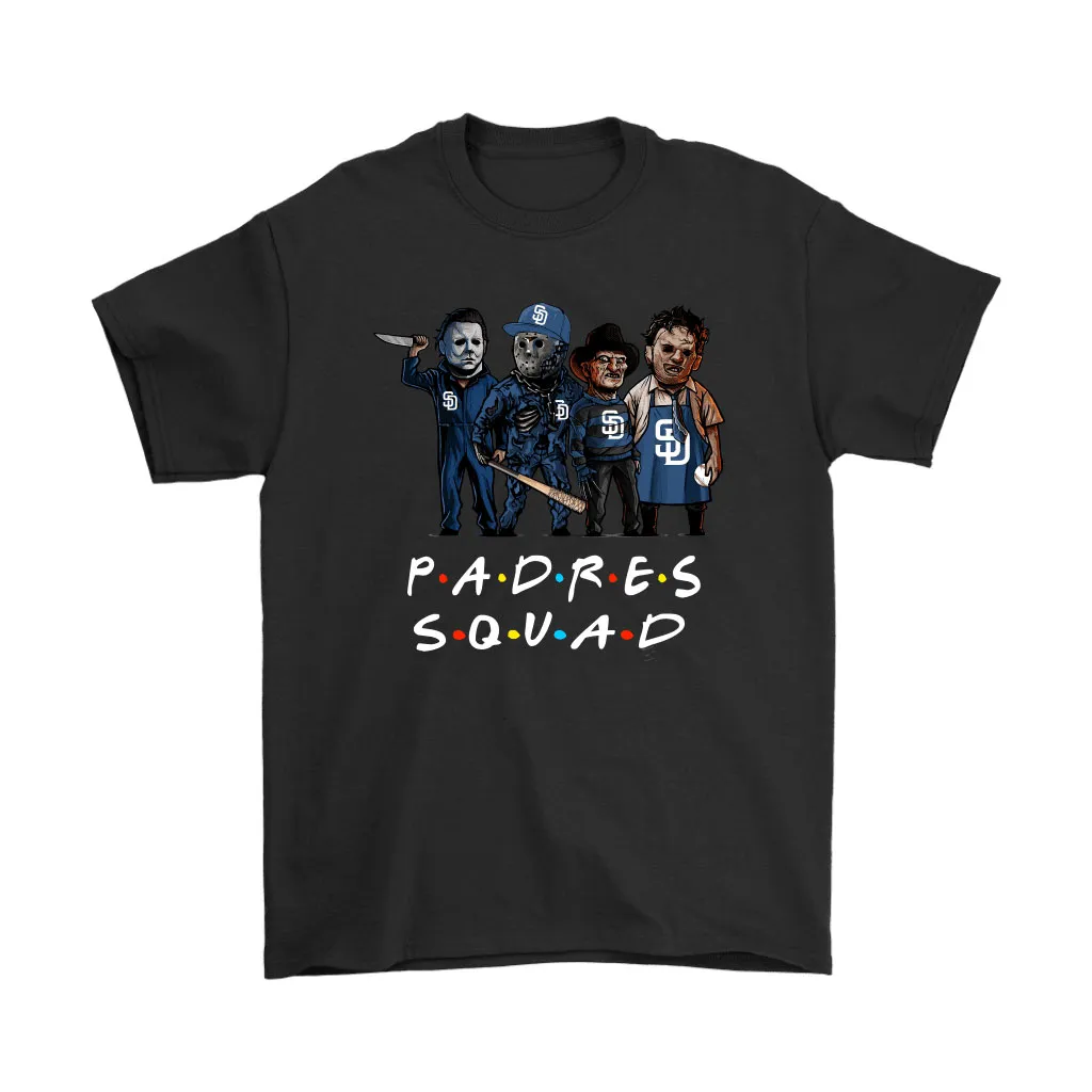 The San Diego Padres Squad Horror Killers Friends Mlb Unisex T-Shirt, Hoodie, Sweatshirt