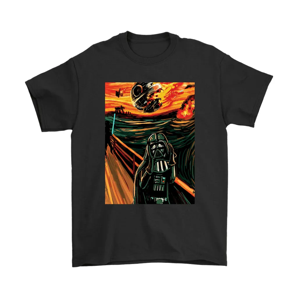 The Scream Star Wars Falling Death Star Darth Vader Unisex T-Shirt, Hoodie, Sweatshirt