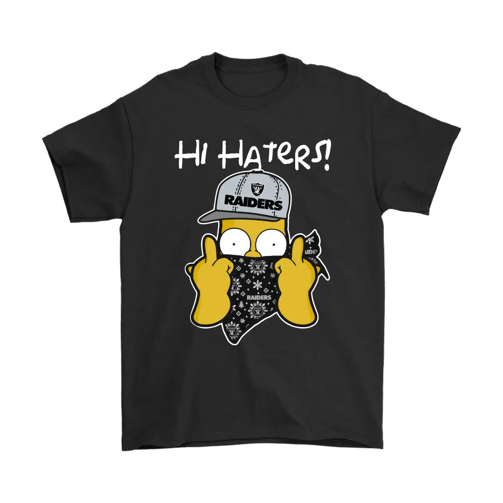 The Simpsons Christmas Gangster Hi Hater Oakland Raiders Unisex T-Shirt, Hoodie, Sweatshirt