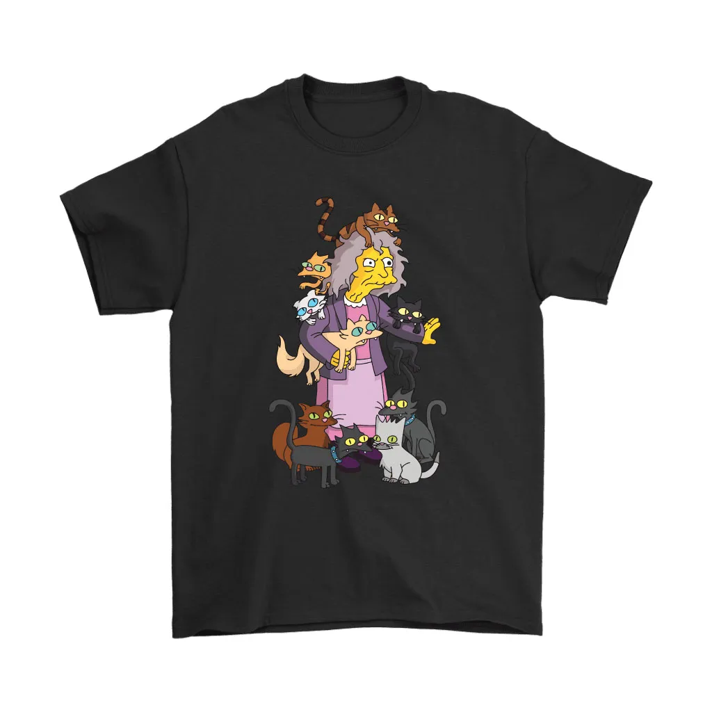 The Simpsons Crazy Cat Lady Eleanor Abernathy Unisex T-Shirt, Hoodie, Sweatshirt