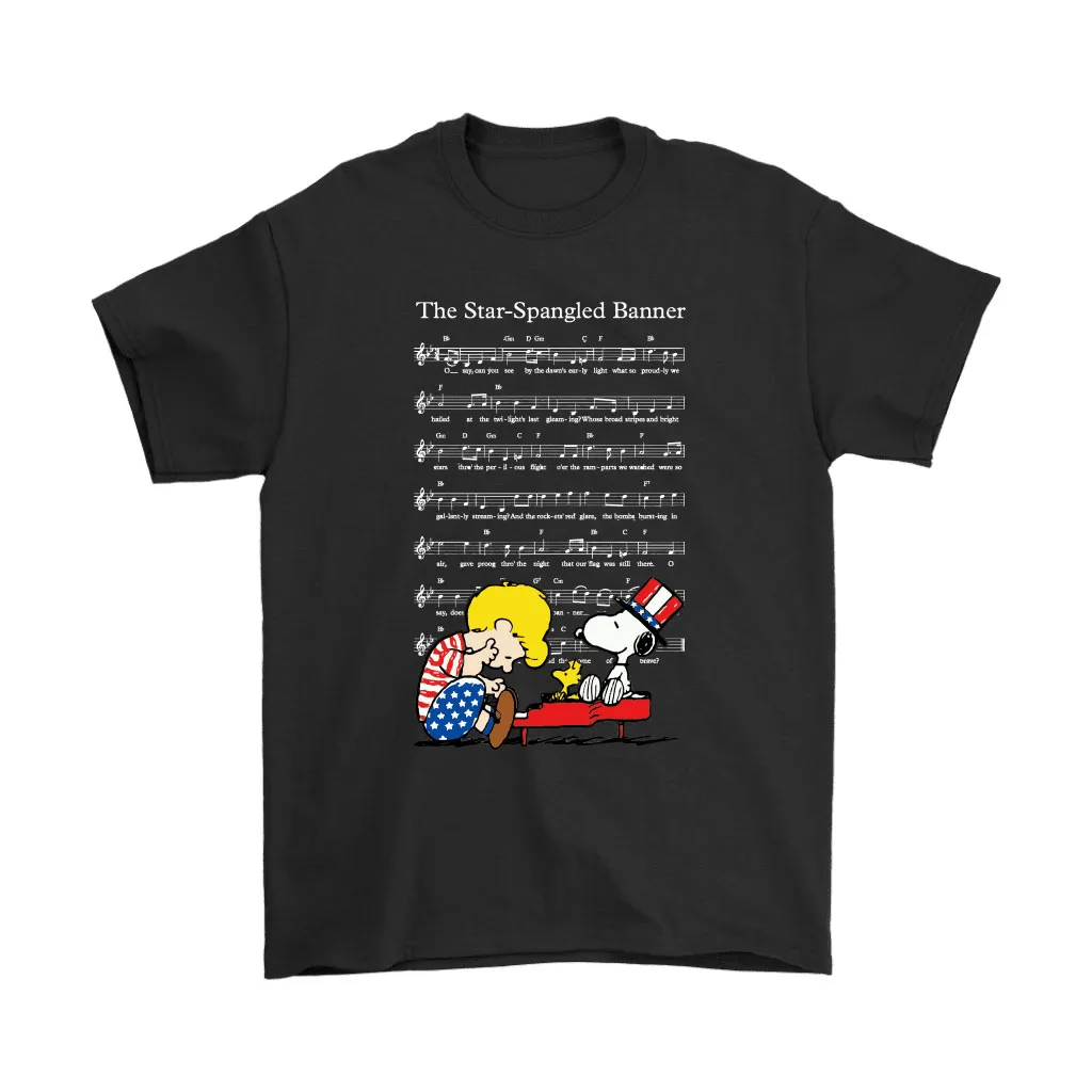 The Star-spangled Banner Snoopy Independence Day 4th Of July Unisex T-Shirt, Hoodie, Sweatshirt