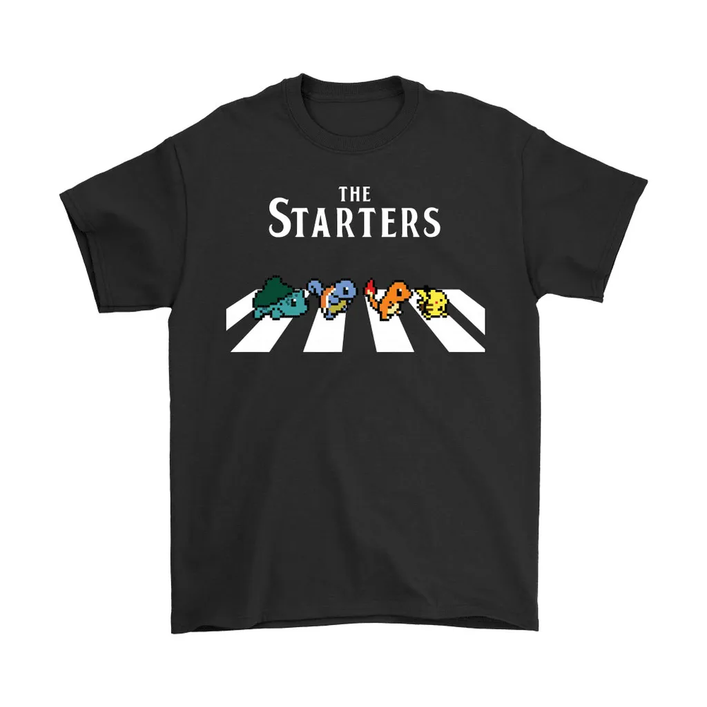 The Starters Abbey Road Pokemon Unisex T-Shirt, Hoodie, Sweatshirt