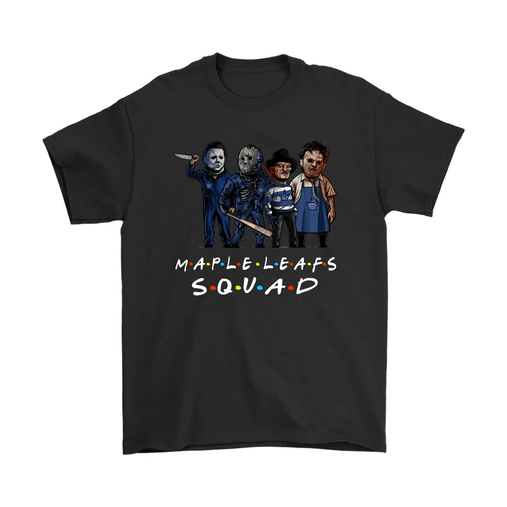 The Toronto Maple Leafs Squad Horror Killers Friends Nhl Unisex T-Shirt, Hoodie, Sweatshirt