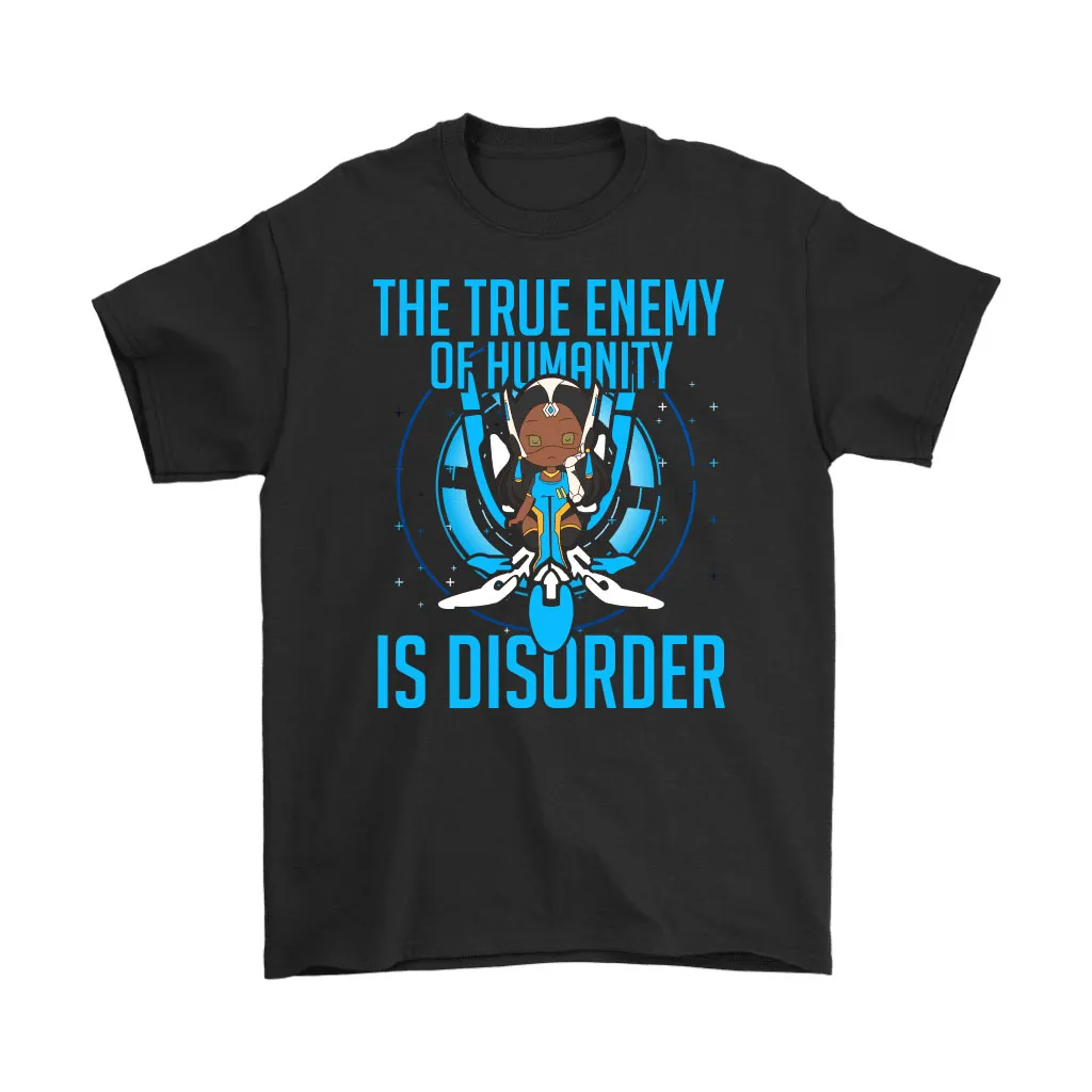 The True Enemy Of Humanity Is Disorder Chibi Symmetra Overwatch Unisex T-Shirt, Hoodie, Sweatshirt