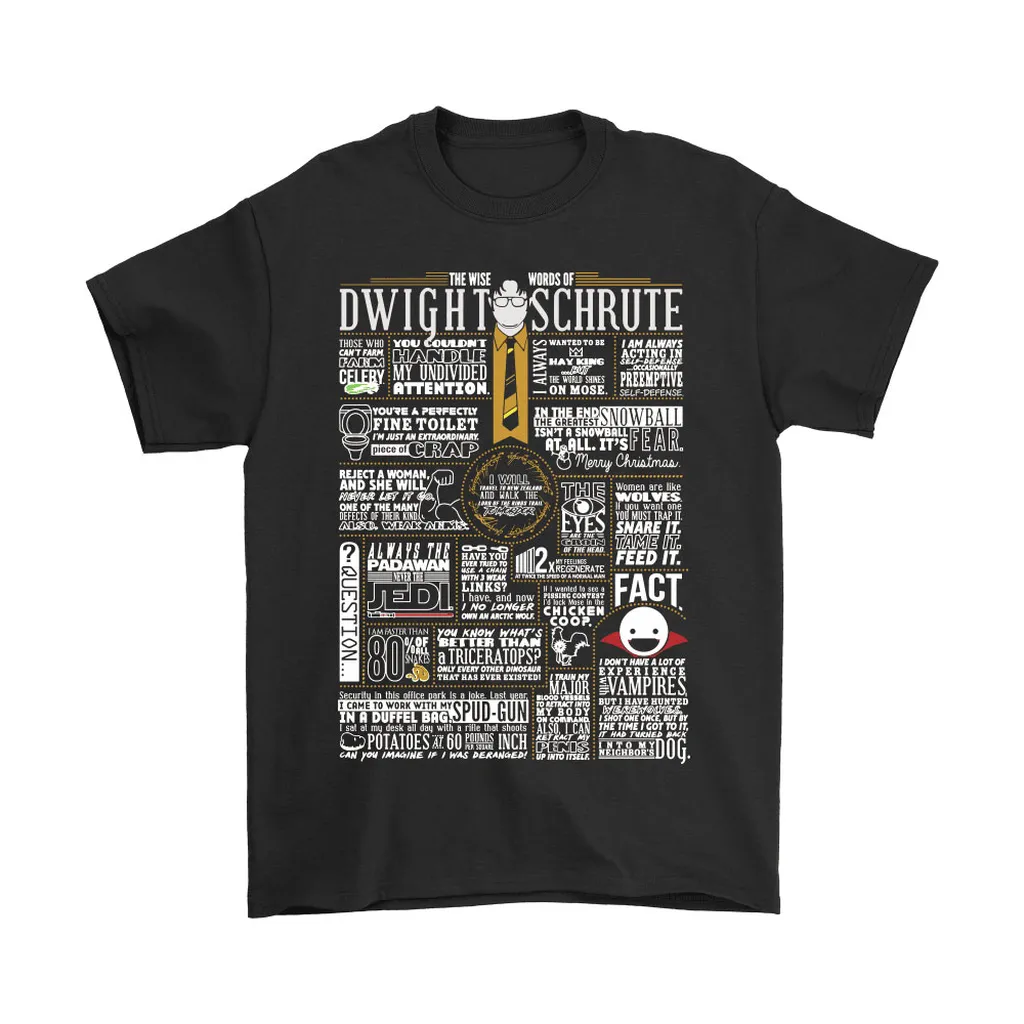 The Wise Words Of Dwight Schrute  The Office Unisex T-Shirt, Hoodie, Sweatshirt