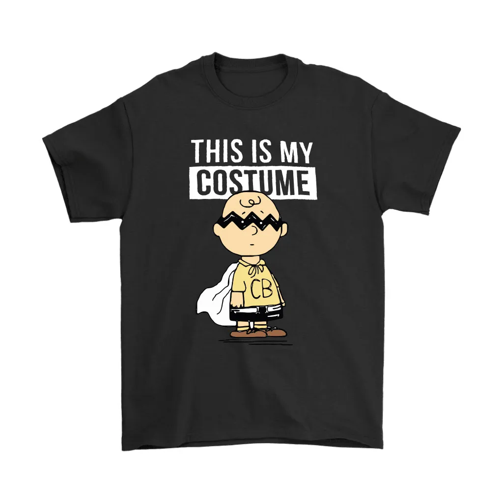 This Is My Costume Happy Halloween Super Hero Charlie Brown Unisex T-Shirt, Hoodie, Sweatshirt