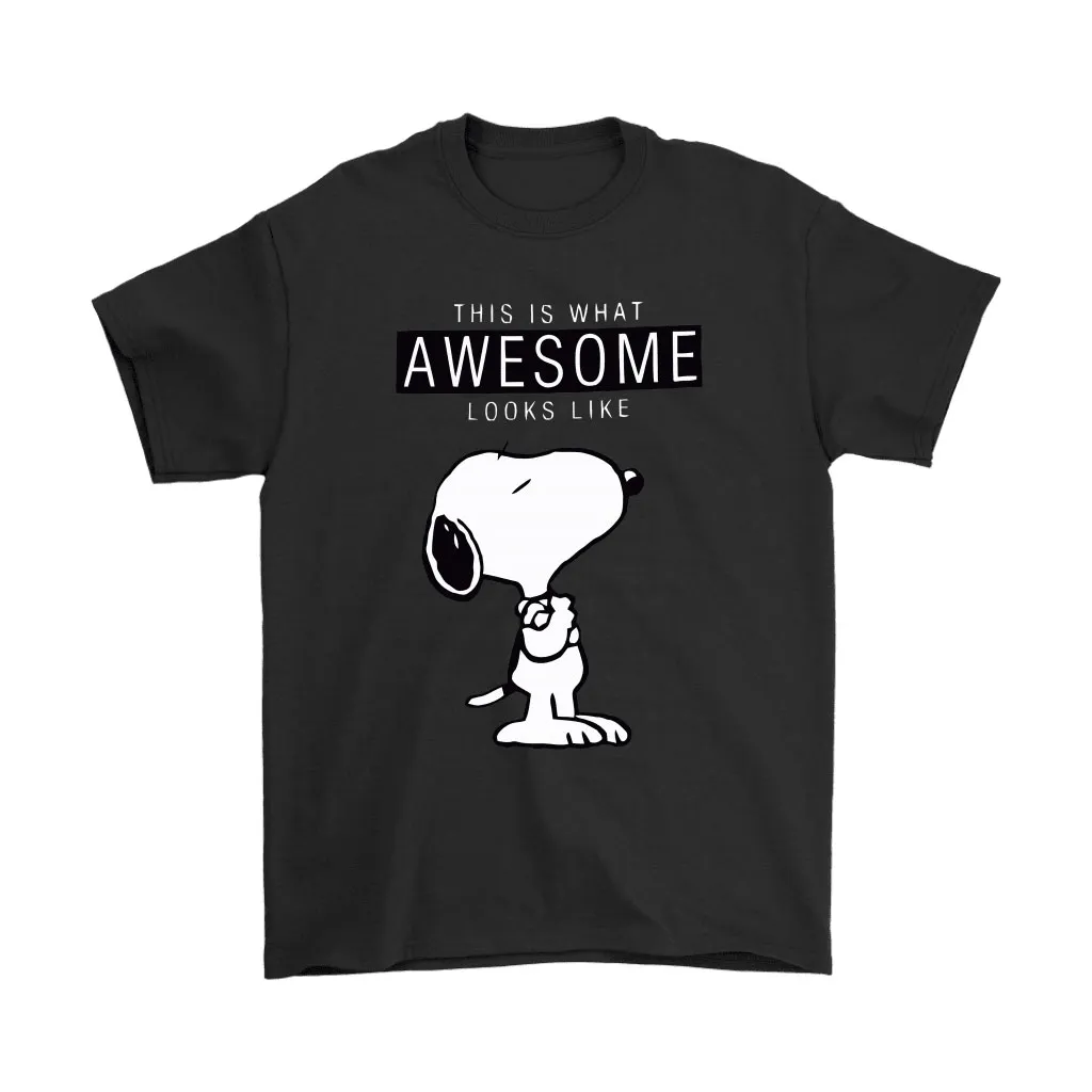 This Is What Awesome Look Like Snoopy Unisex T-Shirt, Hoodie, Sweatshirt