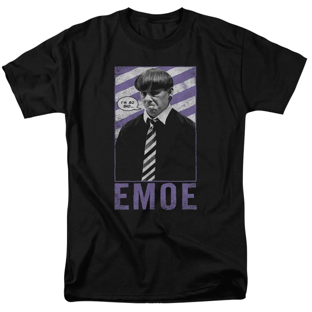 Three Stooges Emoe Mens T Shirt Black