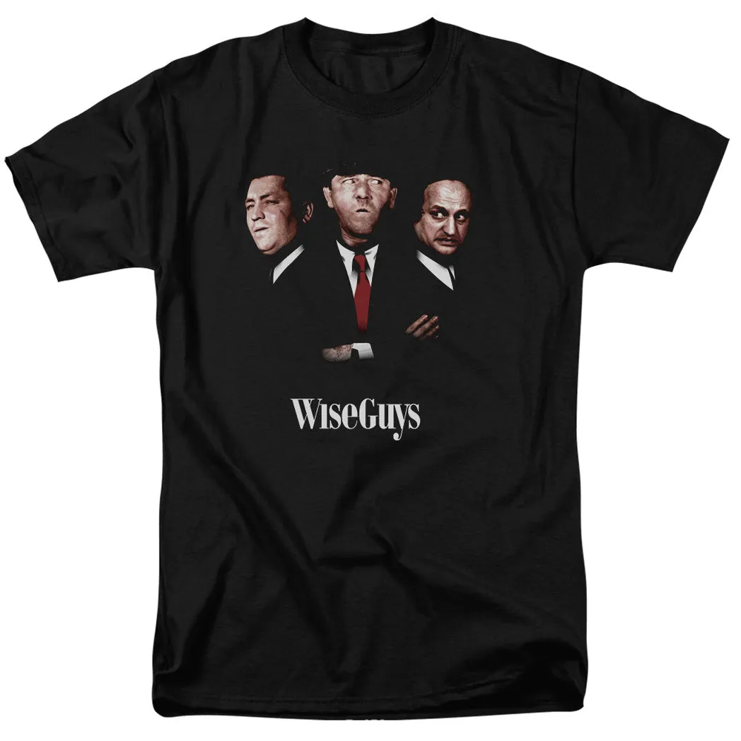 Three Stooges Wiseguys Mens T Shirt Black