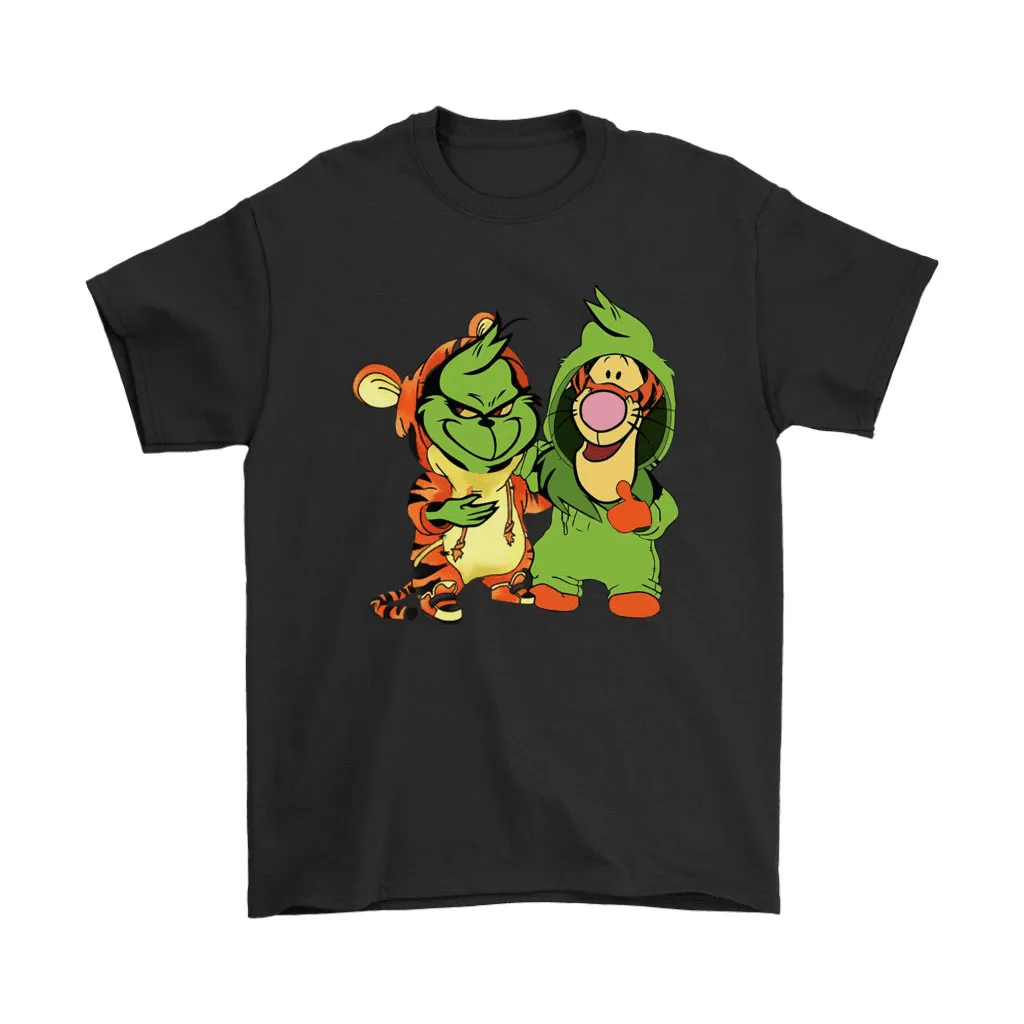 Tigger And Grinch Costume Exchange Cute Baby Unisex T-Shirt, Hoodie, Sweatshirt