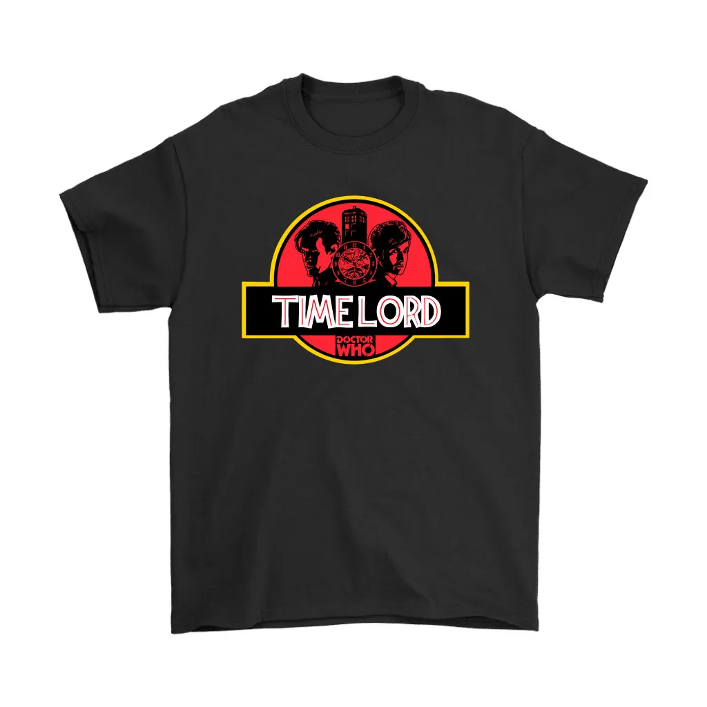 Time Lord Jurassic Park Logo Doctor Who Mashup Unisex T-Shirt, Hoodie, Sweatshirt