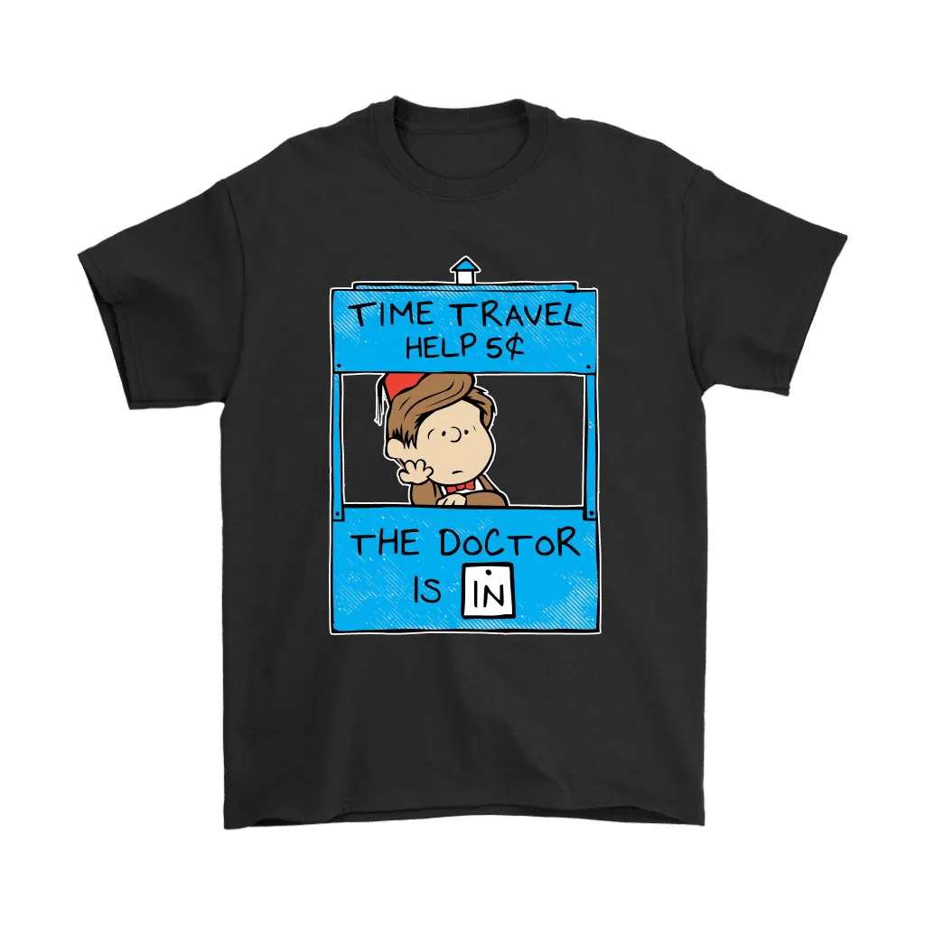 Time Travel The Doctor Is In Doctor Who Mashup Snoopy Unisex T-Shirt, Hoodie, Sweatshirt