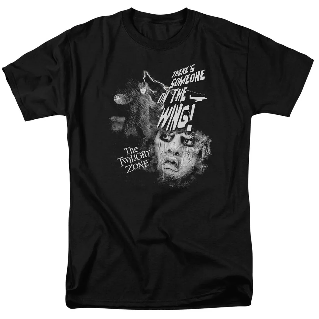 Twilight Zone Someone on the Wing Mens T Shirt Black