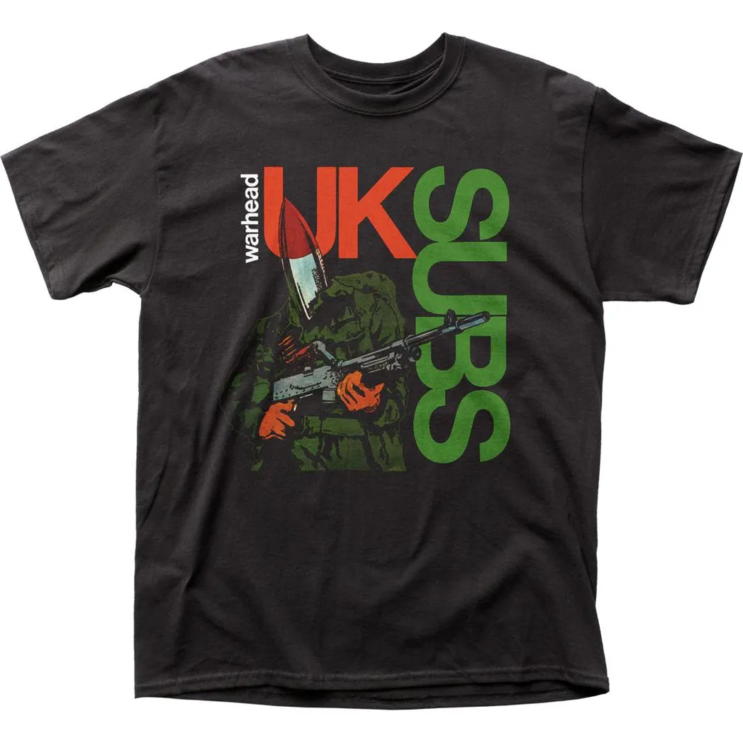 UK Subs Warhead Mens T Shirt Black