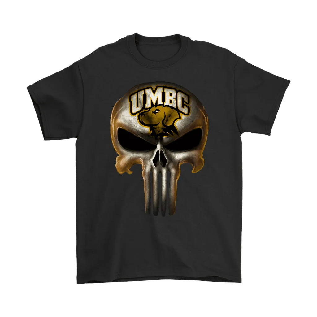 Umbc Retrievers The Punisher Mashup Ncaa Football Unisex T-Shirt, Hoodie, Sweatshirt