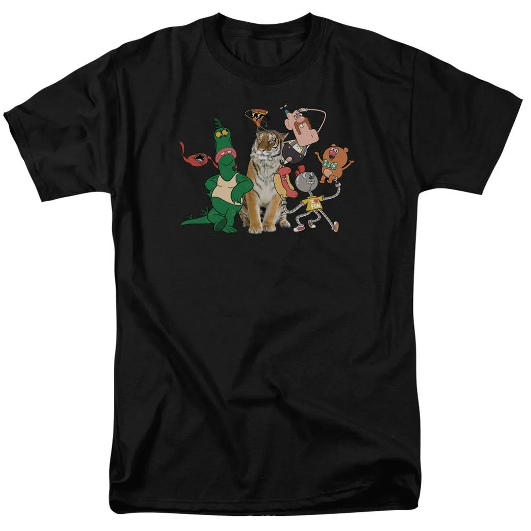 Uncle Grandpa Group Mens T Shirt Black