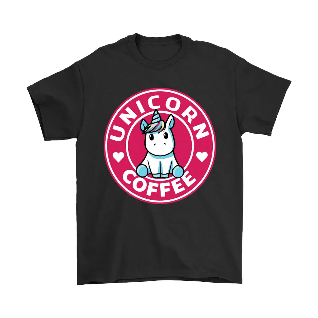 Unicorn Coffee Mashup Starbucks Logo Unisex T-Shirt, Hoodie, Sweatshirt