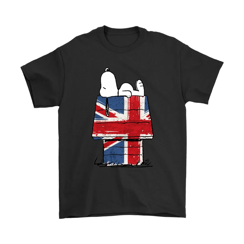 United Kingdom Flag Sleeping Snoopy Unisex T-Shirt, Hoodie, Sweatshirt