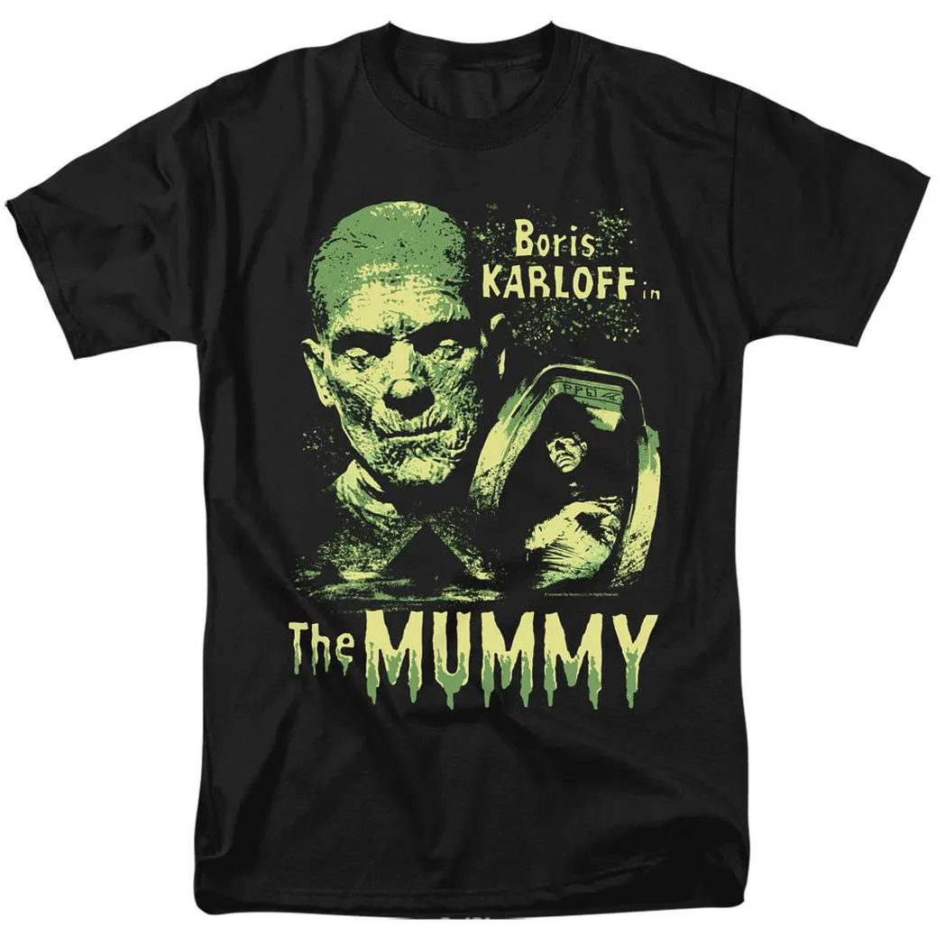 Universal Monsters The Mummy Mens T Shirt Black