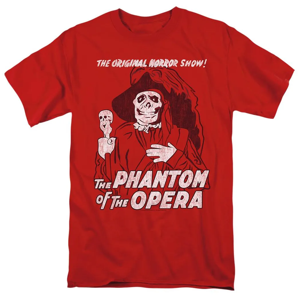 Universal Monsters The Phantom Mens T Shirt Red