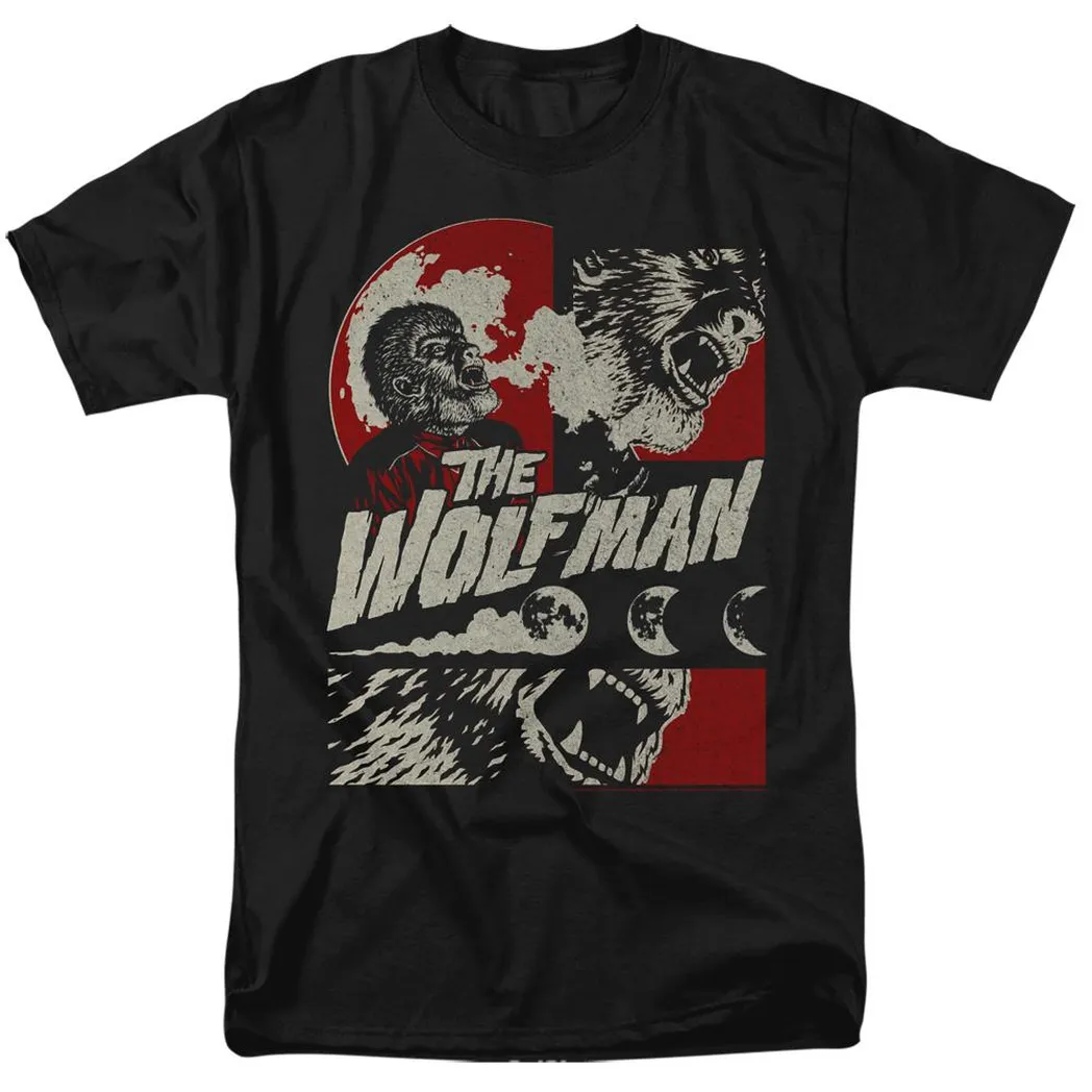 Universal Monsters When The Wolfbane Blooms Mens T Shirt Black