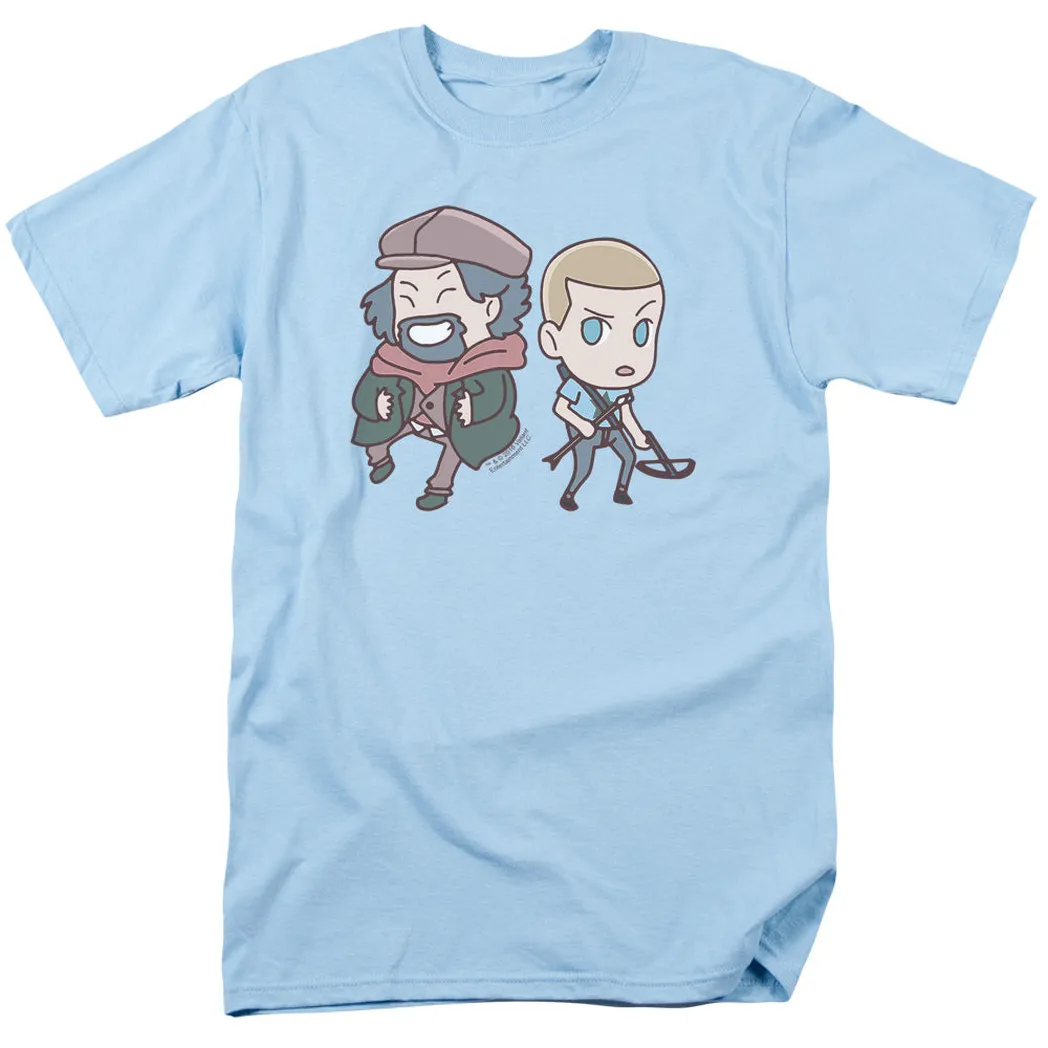 Valiant Aa Chibi Mens T Shirt Light Blue