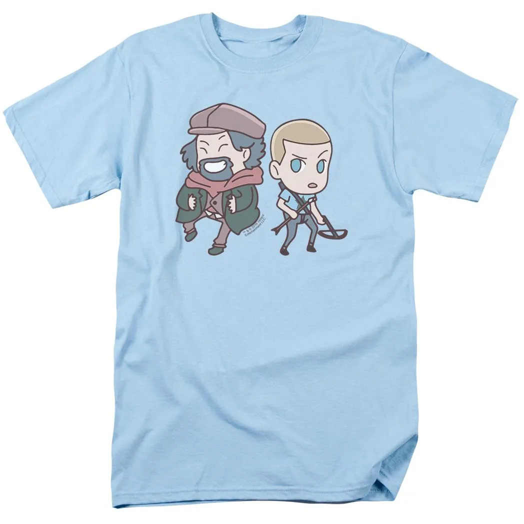 Valiant Comics Aa Chibi Mens T Shirt Light Blue