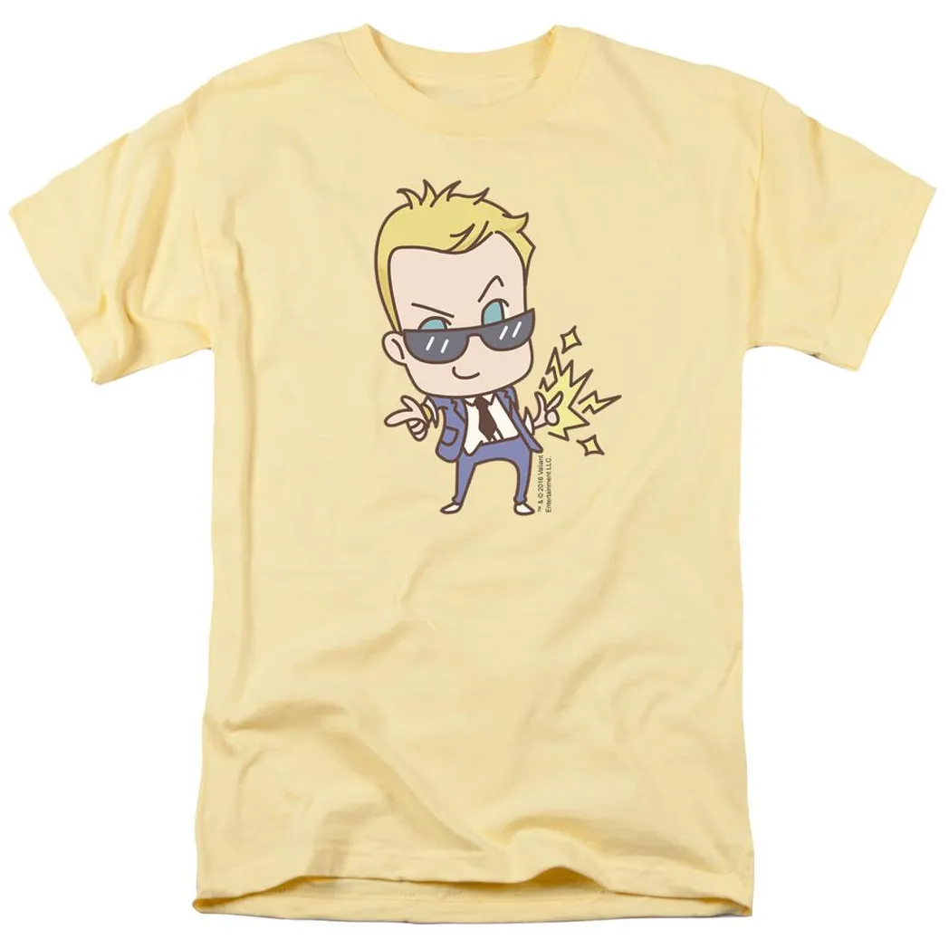 Valiant Comics Woody Emoji Mens T Shirt Yellow