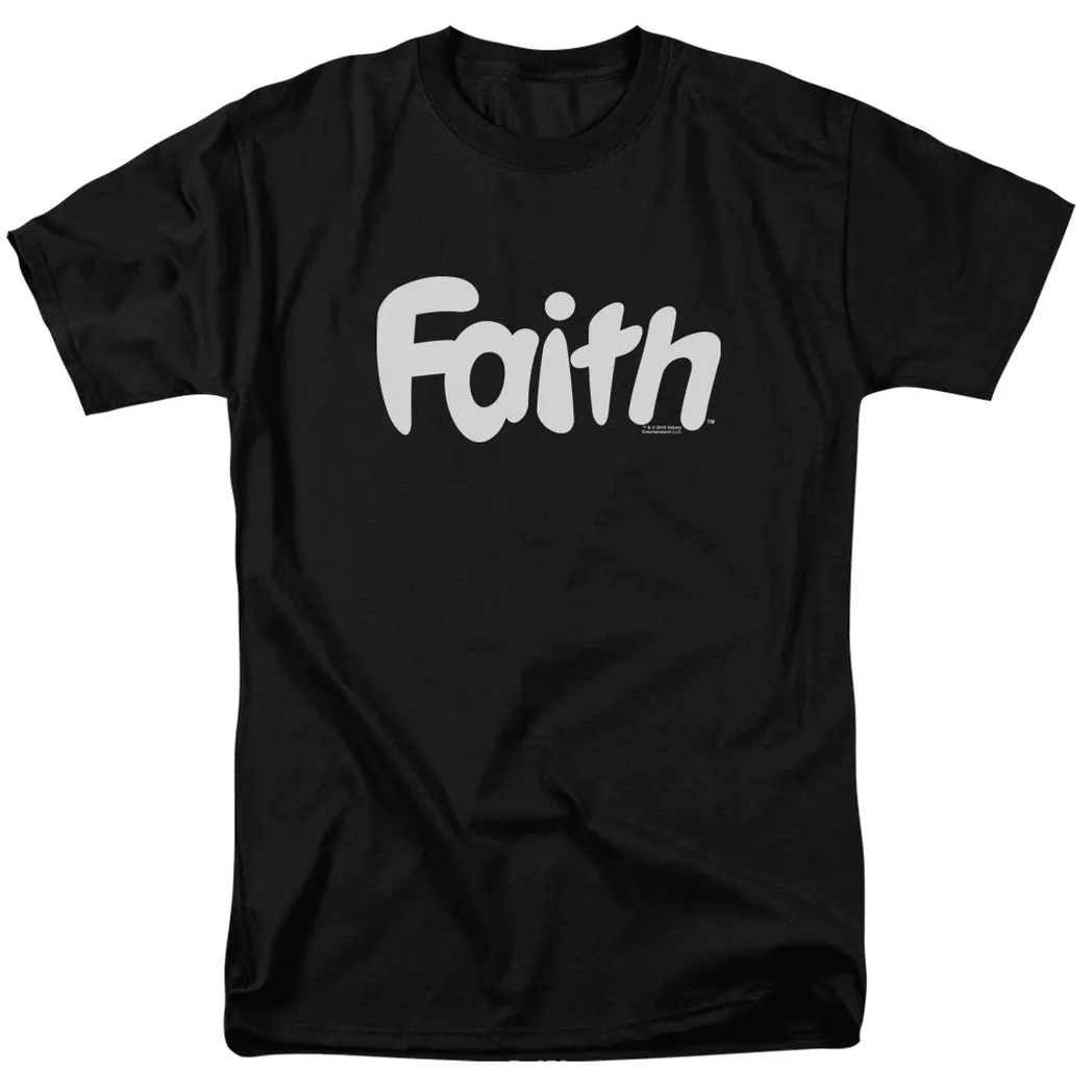 Valiant Faith Logo Mens T Shirt Black