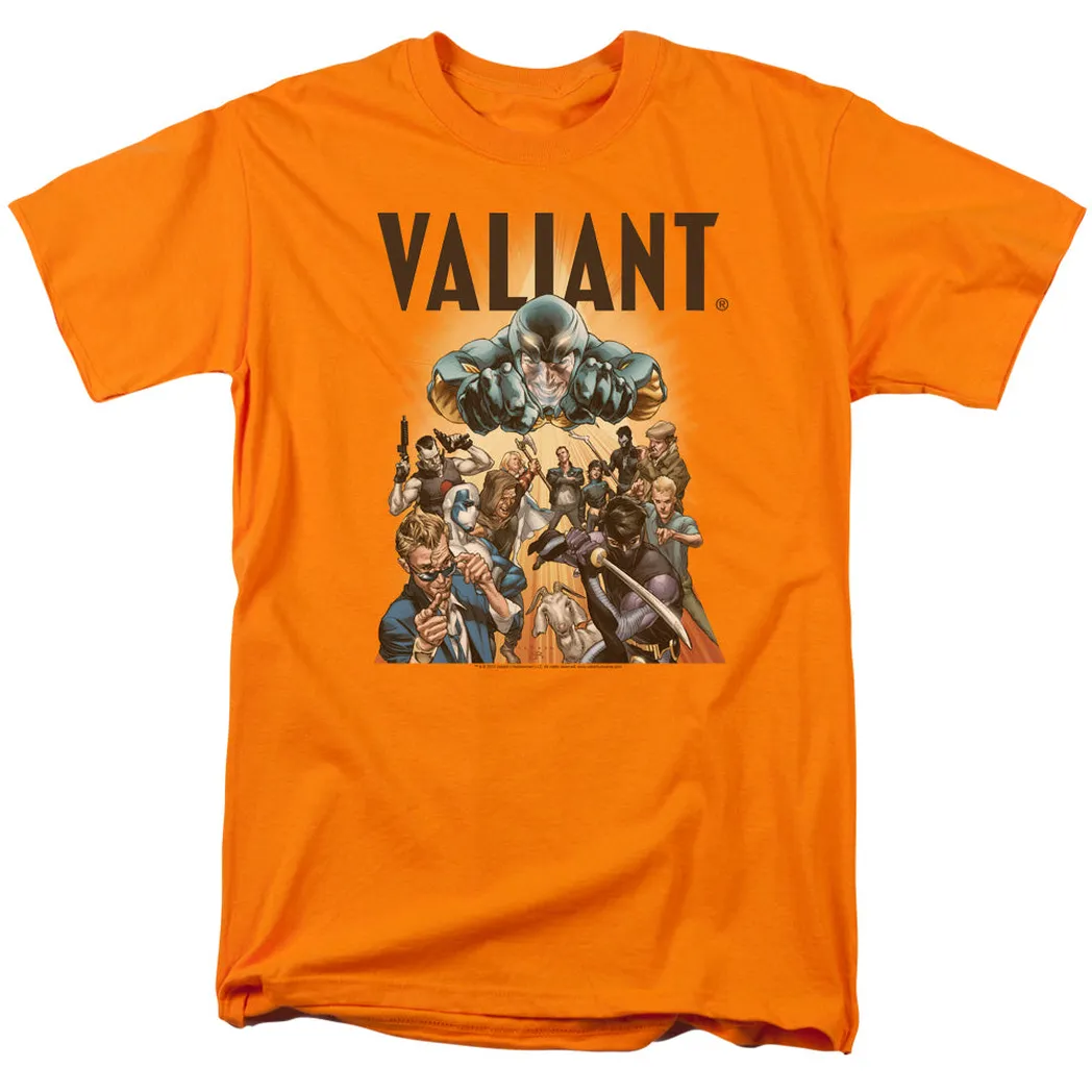 Valiant Pyramid Group Mens T Shirt Orange